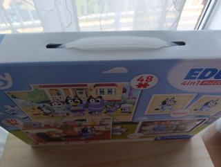 Edukit Bluey 4 en 1 Puzzles y Juegos