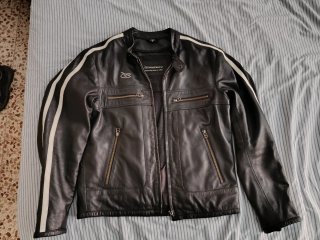 Chaqueta de cuero Giudici para moto
