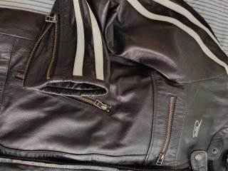 Chaqueta de cuero Giudici para moto