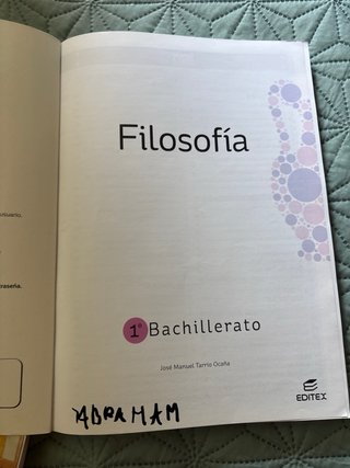 Filosofía 1o bachillerato