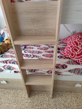 Cama tren infantil con armario