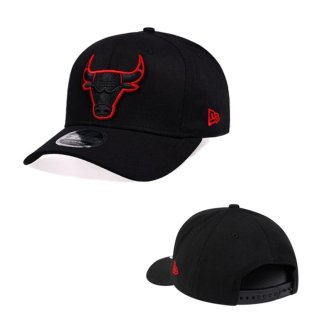 Gorra New Era Chicago Bulls Negra Roja