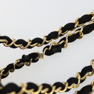 CHANEL Matelasse Chain Shoulder Bag Straw