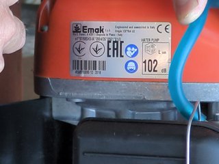 Bomba de agua a gasolina ,MADE IN ITALY