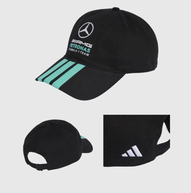 Gorra Adidas AMG Petronas F1 Negra y Verde
