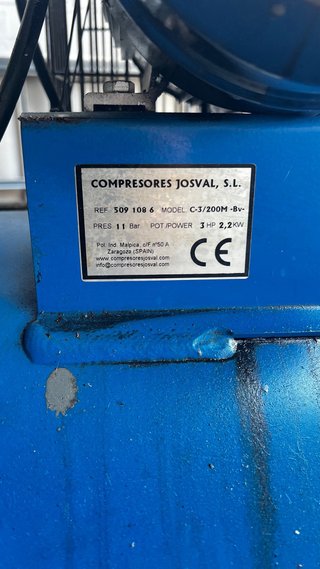 Compresor de aire Cierzo azul