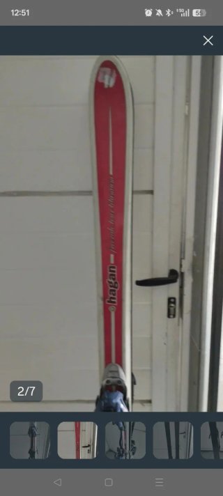 Esquís de travesía 160 cm