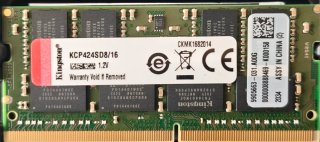 Módulo RAM DDR4 Kingston 16GB