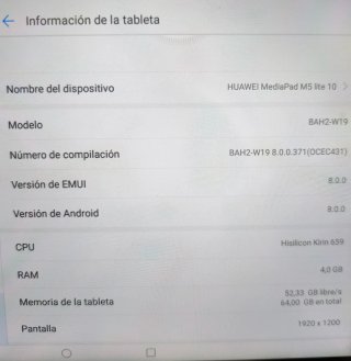 Tablet Huawei MediaPad M5 Lite 10
