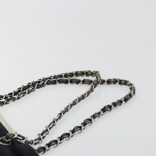CHANEL COCO Mark Chain Shoulder Bag Denim Black