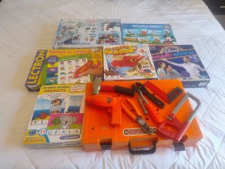 Lote Juegos Educativos y Herramientas Juguete