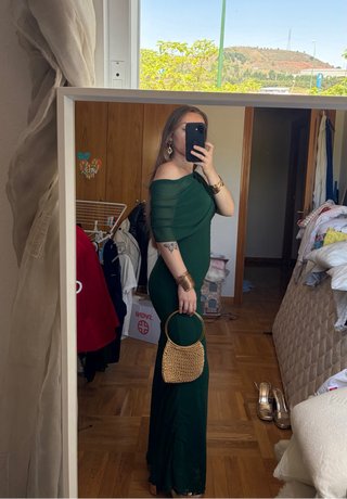 Vestido invitada talla S usado solo 1 dia