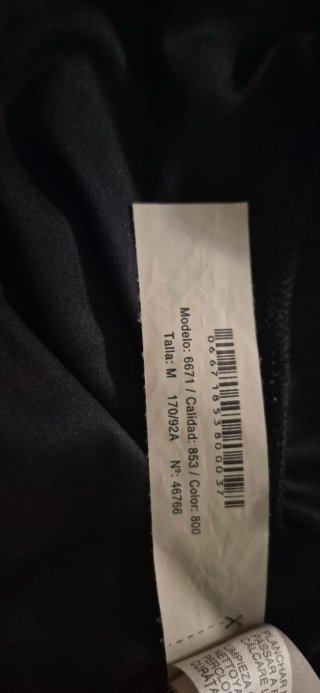 Vestido largo negro Massimo Dutti