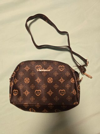 Bolso B. Yang Marrón y Dorado