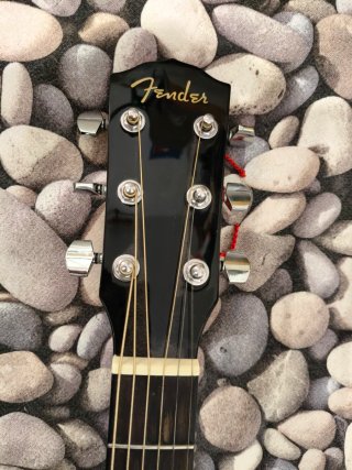Fender CD-60 Dreadnought Negra