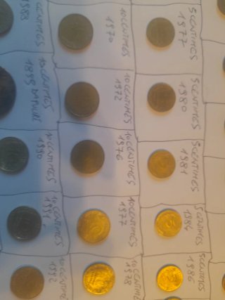 92 Monete Francia diverse annate