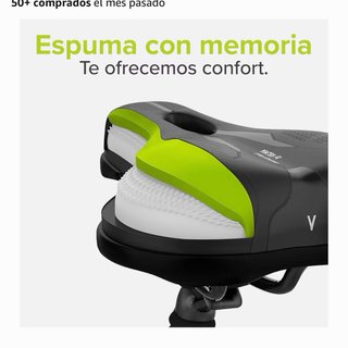 Sillín de bicicleta VELMIA impermeable