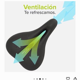Sillín de bicicleta VELMIA impermeable