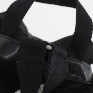 PRADA Backpack Nylon Black Silver Auth 178309 -