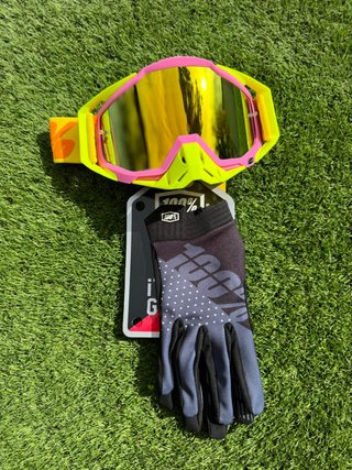 Gafas y Guantes motocross enduro mtb moto
