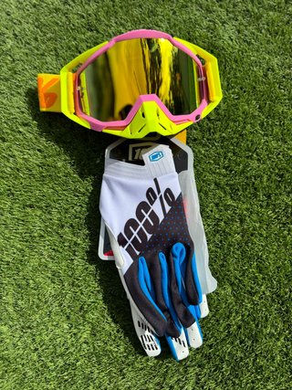 Gafas y Guantes motocross enduro mtb moto