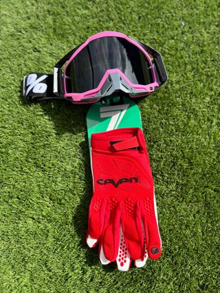 Gafas y Guantes motocross enduro mtb moto