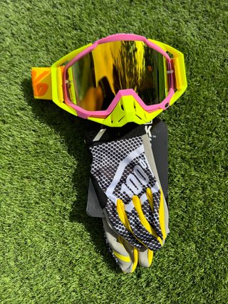 Gafas y Guantes motocross enduro mtb moto