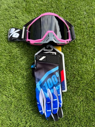 Gafas y Guantes motocross enduro mtb moto