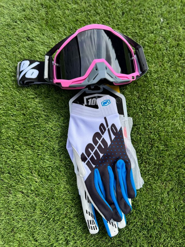 Gafas y Guantes motocross enduro mtb moto