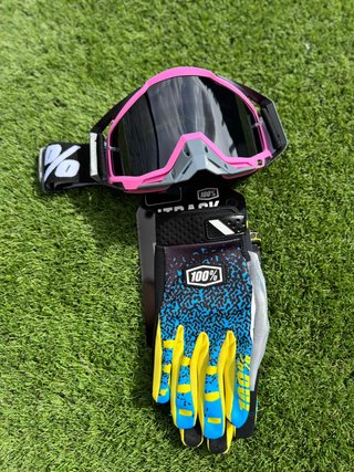 Gafas y Guantes motocross enduro mtb moto