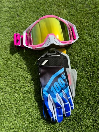 Gafas y Guantes motocross enduro mtb moto