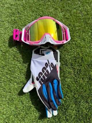 Gafas y Guantes motocross enduro mtb moto