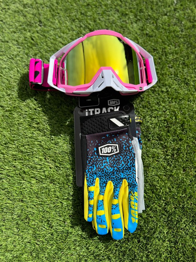 Gafas y Guantes motocross enduro mtb moto