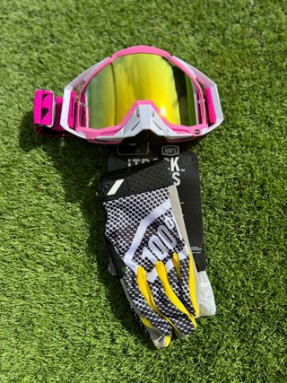 Gafas y Guantes motocross enduro mtb moto