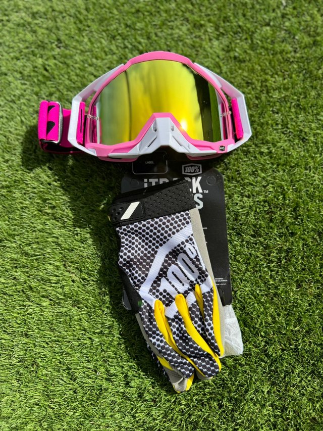 Gafas y Guantes motocross enduro mtb moto
