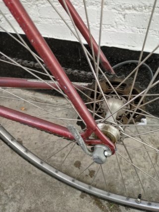 Bicicleta Carretera Vintage Roja
