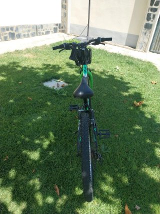 Bicicleta 24 Negra y Verde