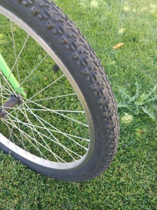 Bicicleta 24 Negra y Verde