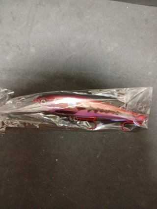Señuelo de pesca púrpura y rojo S.T lures