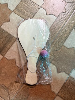 Raqueta madera infantil con pelota
