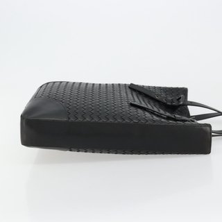 BOTTEGA VENETA INTRECCIATO Tote Bag Leather Black