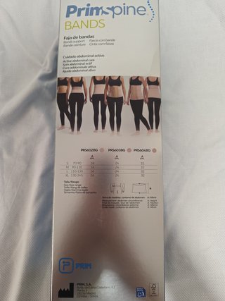 Faja Soporte Lumbar Prim Bands Talla Única