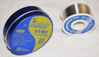 Pasta de soldar UV80 e Hilo de soldar