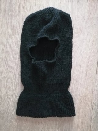 Pasamontañas hombre negro talla L