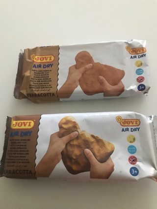 2 Blísteres Pasta Modelar Jovi Terracota