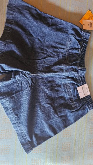 Pantalón corto vaquero azul
