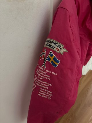 Abrigo Geographical Norway rosa