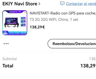 Radio GPS Mazda 6 2006 con marco