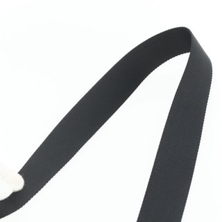 PRADA Shoulder Bag Nylon Black Silver Auth 180168