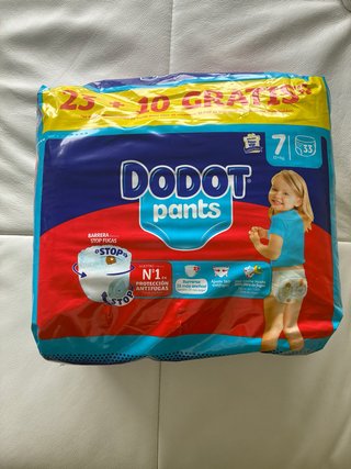 Dodot Pants Talla 7 (33 uds) - Sin Abrir
